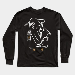 Ghost Skateboarding Long Sleeve T-Shirt